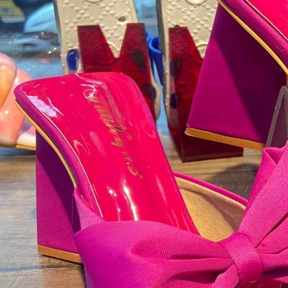 Block Heels with Cute Bow for Her♥️ - Picture 3 of 3